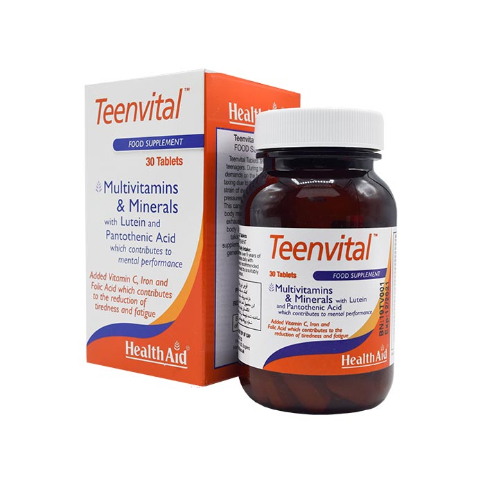 قرص مولتی ویتامین مینرال تین ویتال هلث اید 30 عددی TEEN VITAL HEALTH AID