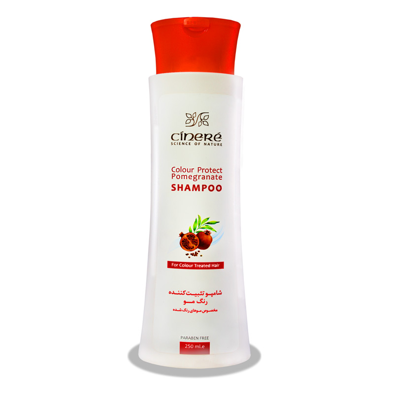 شامپو تثبیت کننده رنگ مو سینره COLOUR PROTECT POMEGRANATE SHAMPOO CINERE