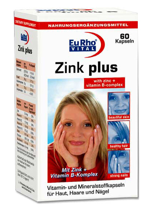 زینک پلاس 5 میلی گرم یوروویتال Zink plus EuRho Vital