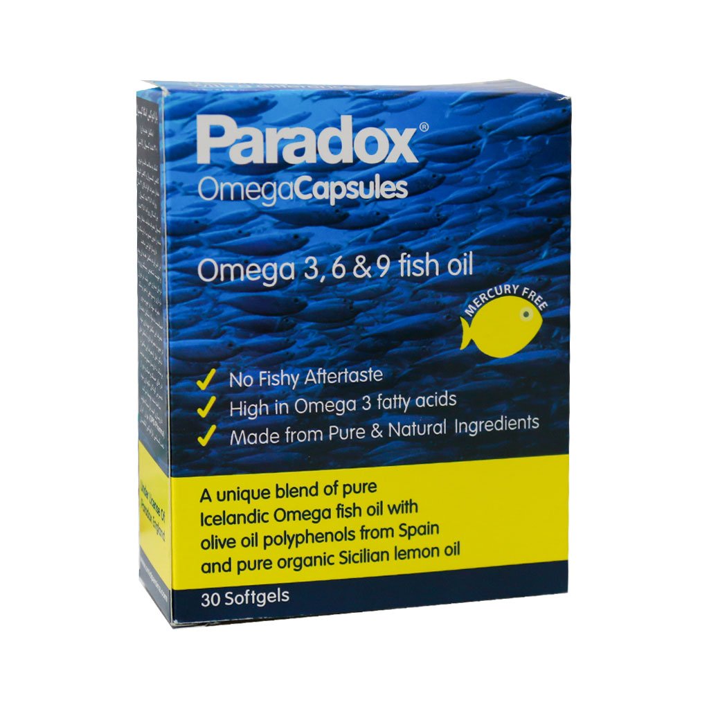 کپسول امگا3-6-9 پارادوکس OMEGA 3,6 AND 9 FISH OIL PARADOX