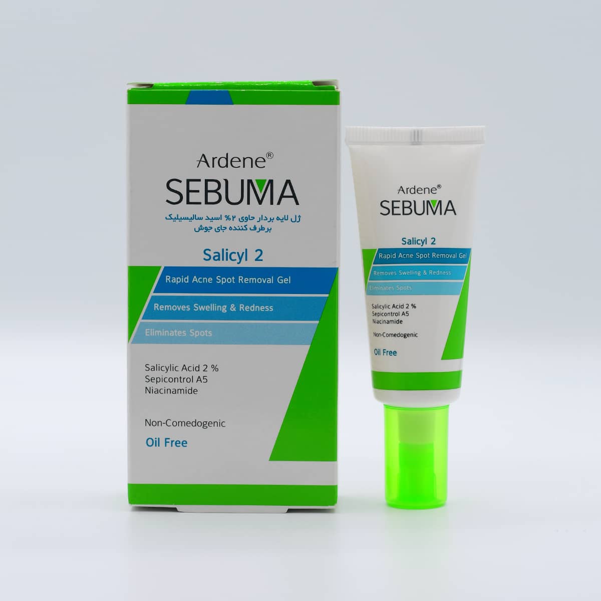 ژل لایه بردار حاوی 2%اسید سالسیلیک سبوما SEBUMA SALICYL 2 ARDENE