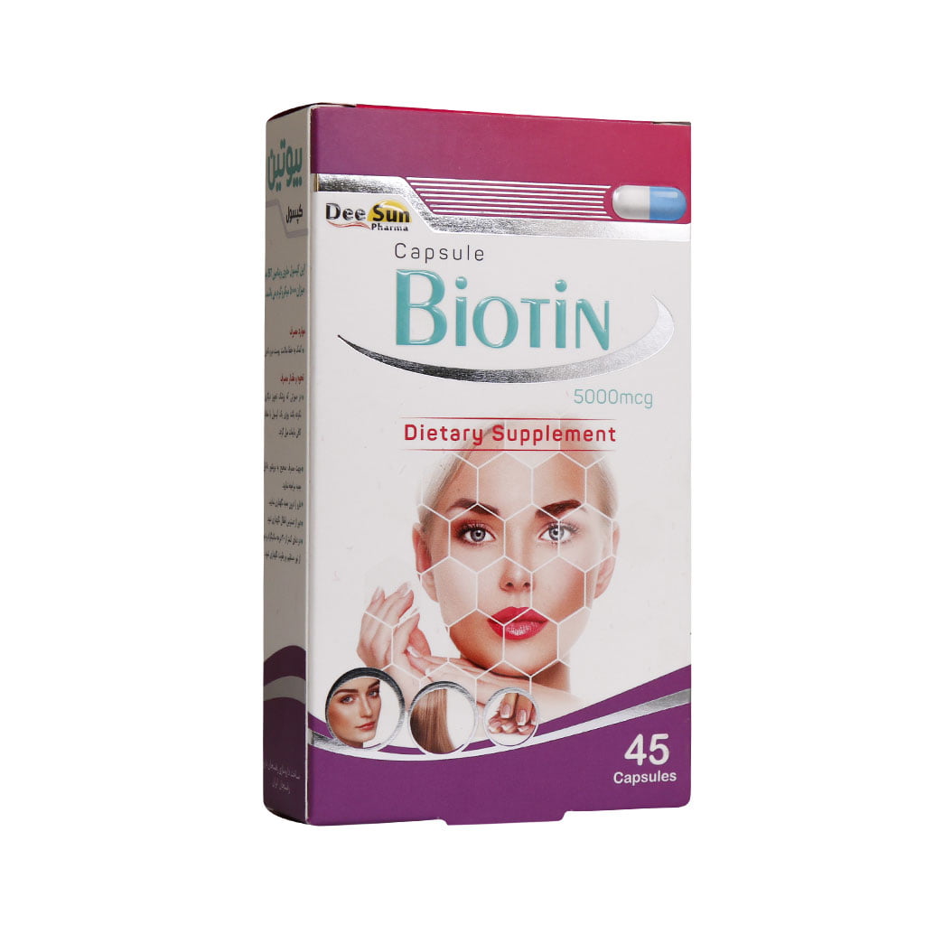 کپسول بیوتین 5000 میکرو گرم BIOTIN 5000 MCG CAPSULE DEE SUN