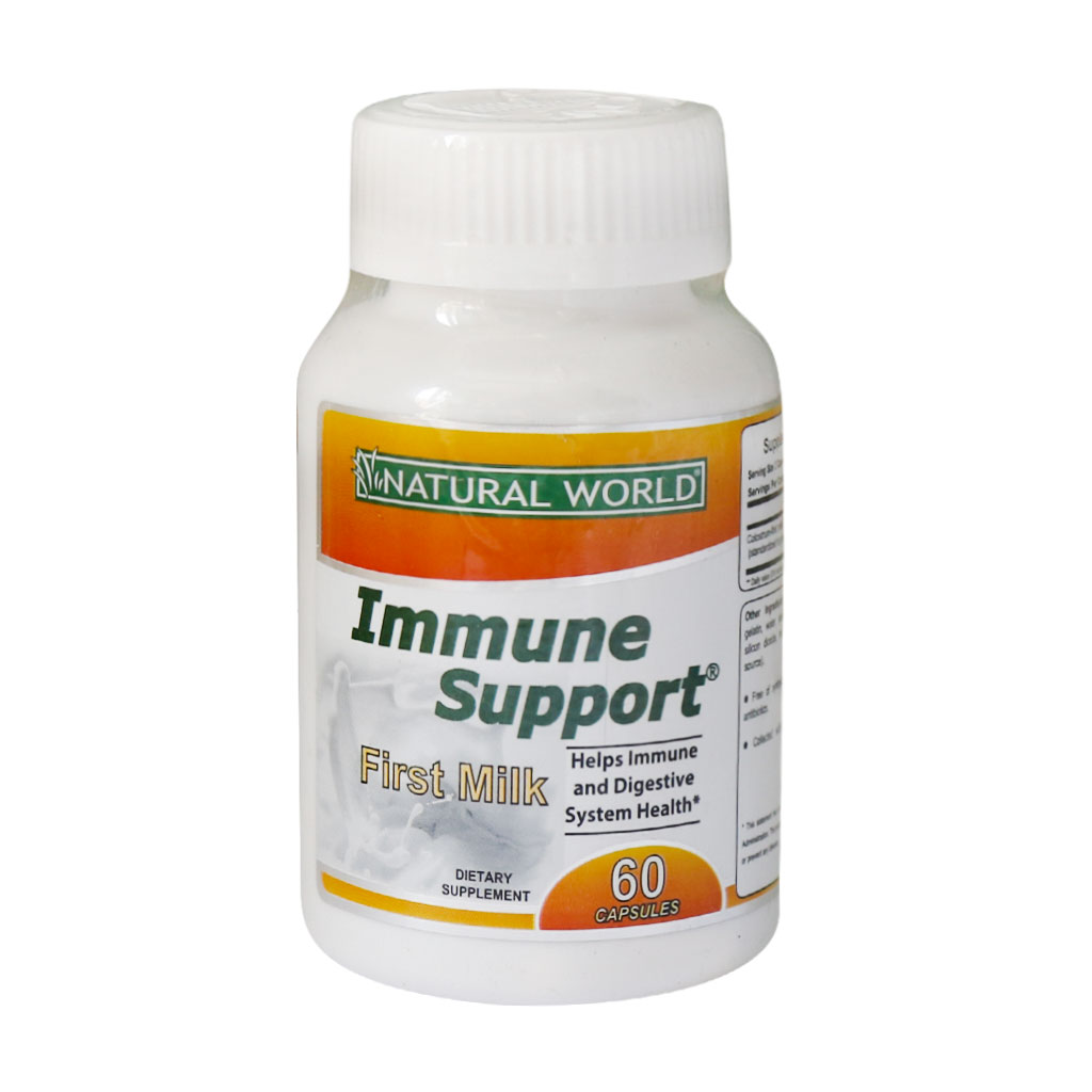 کپسول ایمیون ساپورت IMMUNE SUPPORT FIRST MILK NATURAL WORLD