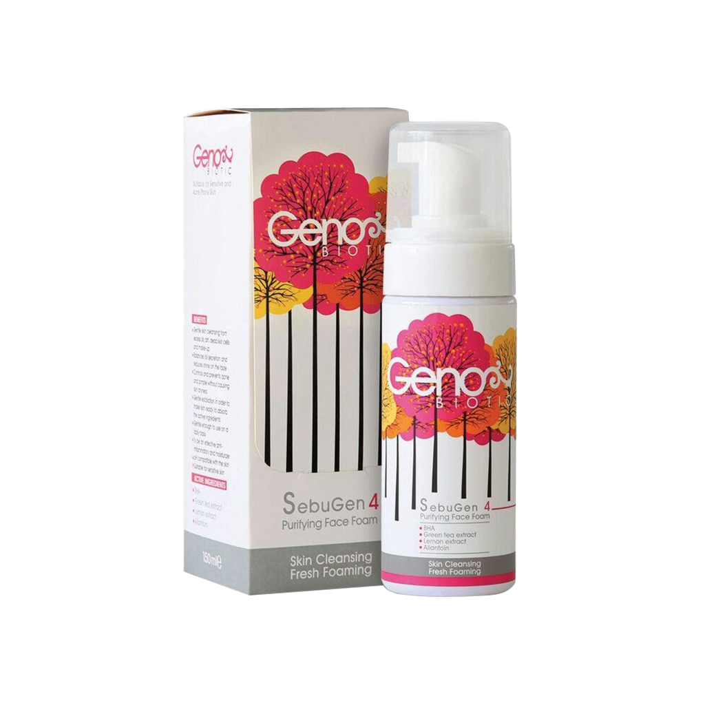 فوم شستشوی صورت ژنو بایوتیکSEBUGEN4 GENO BIOTIC