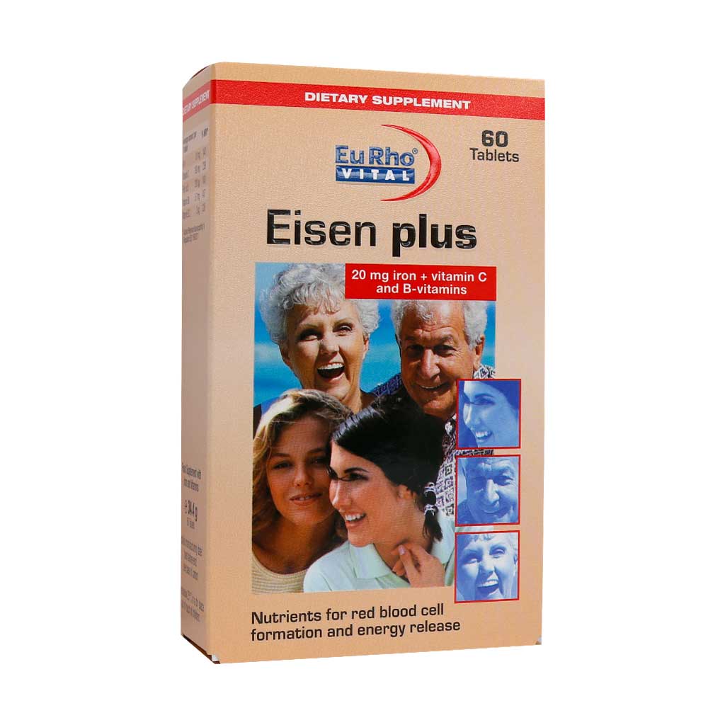 قرص آیزن پلاس یوروویتال EISEN PLUS EURHO VITAL