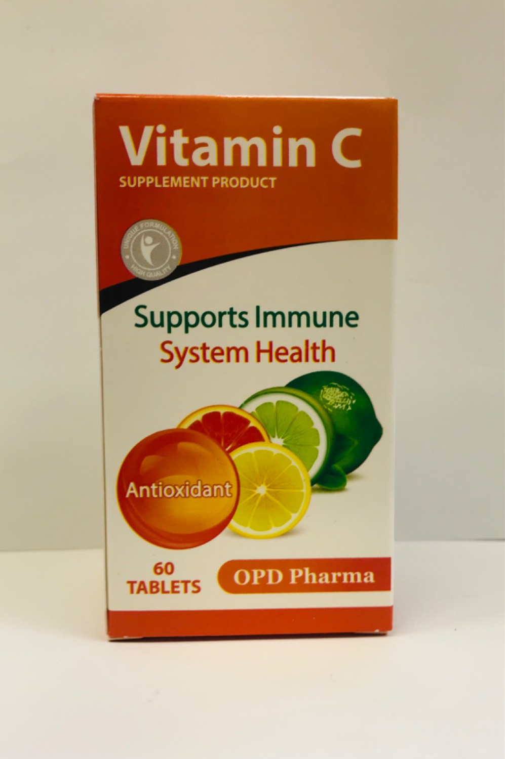 ویتامین سی 500 میلی گرم او پی دی فارما VITAMIN C 500 MG OPD PHARMA