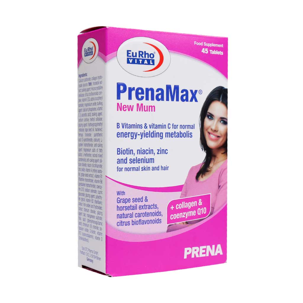 پرینا مکس نیومام یوروویتال PRENAMAX NEW MUM EURHO VITAL