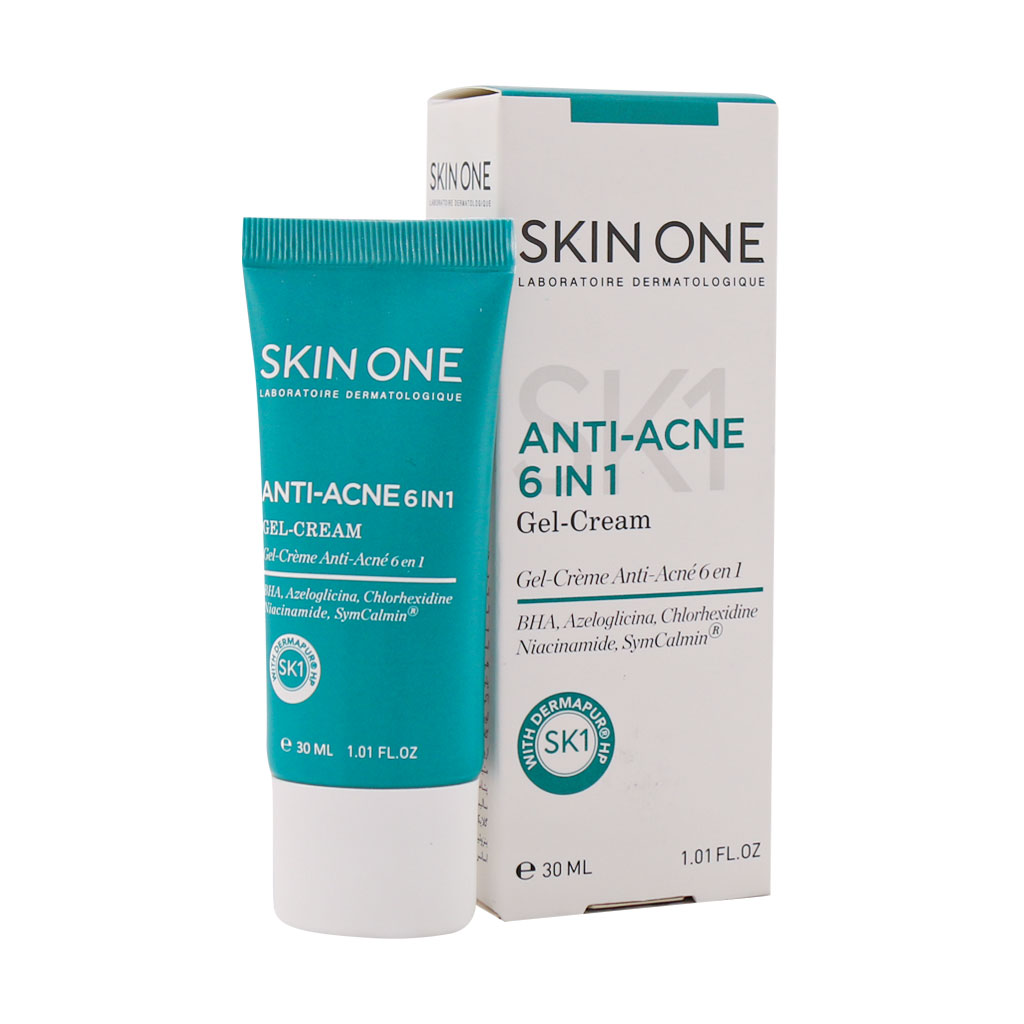 ژل کرم ضدجوش 6در 1 اسکین وان ANTI-ACNE 6 IN 1 SKIN ONE