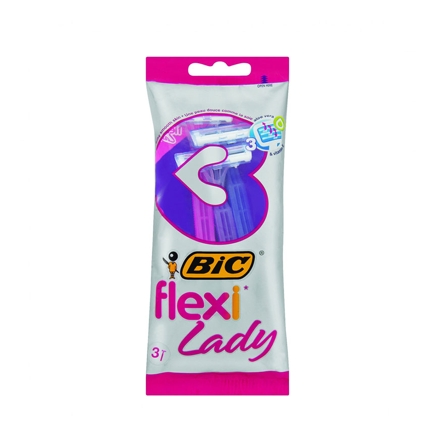 بیک سه تیغه فلکسی لیدی BIC FLEXI LADY