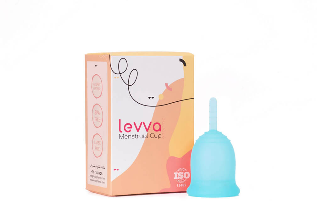 کاپ قاعدگی لیوا فارما سایز 1 LEVVA MENSTRUAL CUP