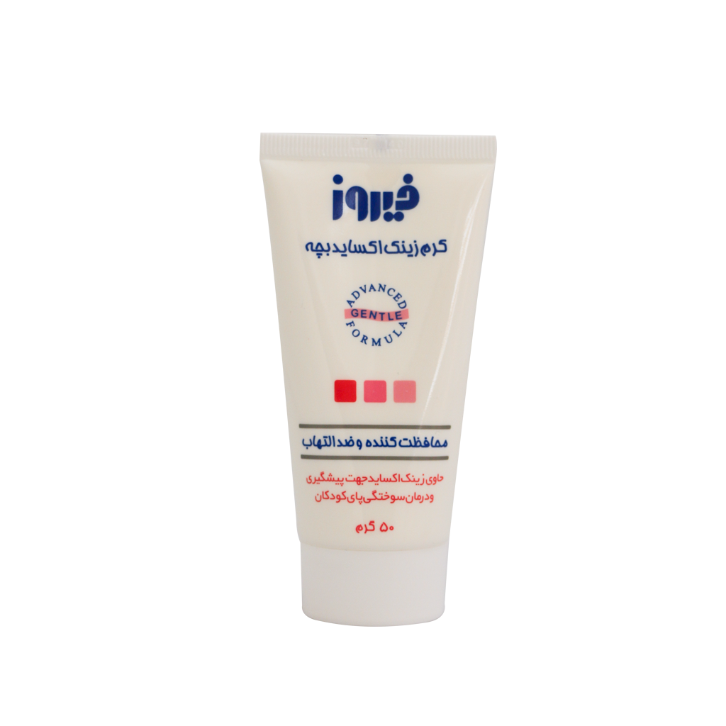 کرم زینک اکساید 10 درصد فیروز BABY ZINC OXIDE CREAM FIROOZ