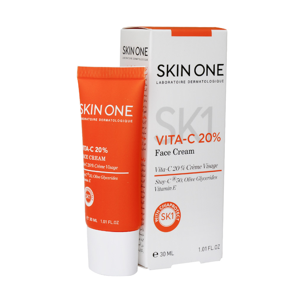 کرم صورت ویتامین سی 20 درصد اسکین وان VITA-C 20 FACE CREAM SKIN ONE