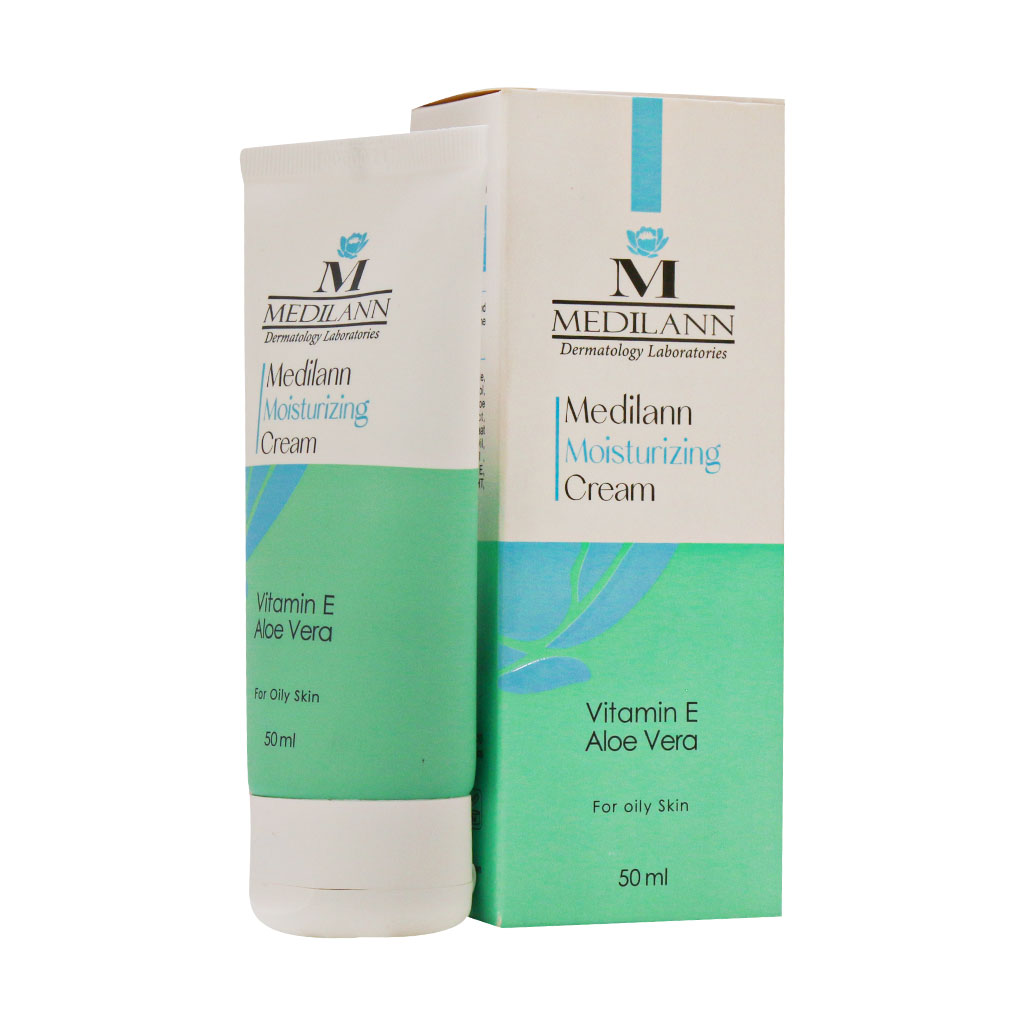 کرم مرطوب کننده پوست چرب مدیلن MOISTURIZING CREAM MEDILANN