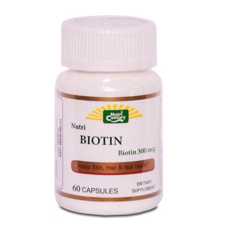 کپسول نوتری بیوتین 300 میلی گرم NUTRI BIOTIN NUTRI CENTURY