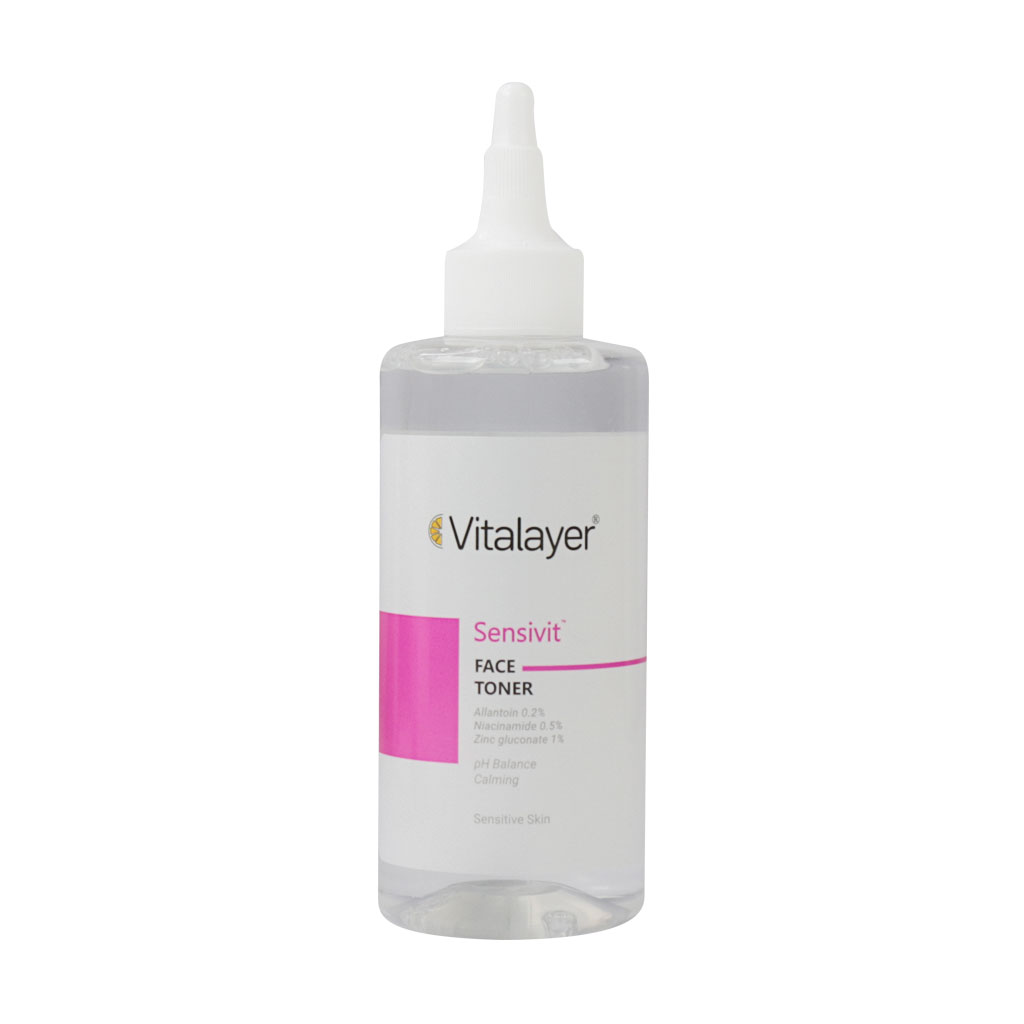 تونر پاک کننده صورت ویتالیر سنسی ویت SENSIVIT FACE TONER VITALAYER