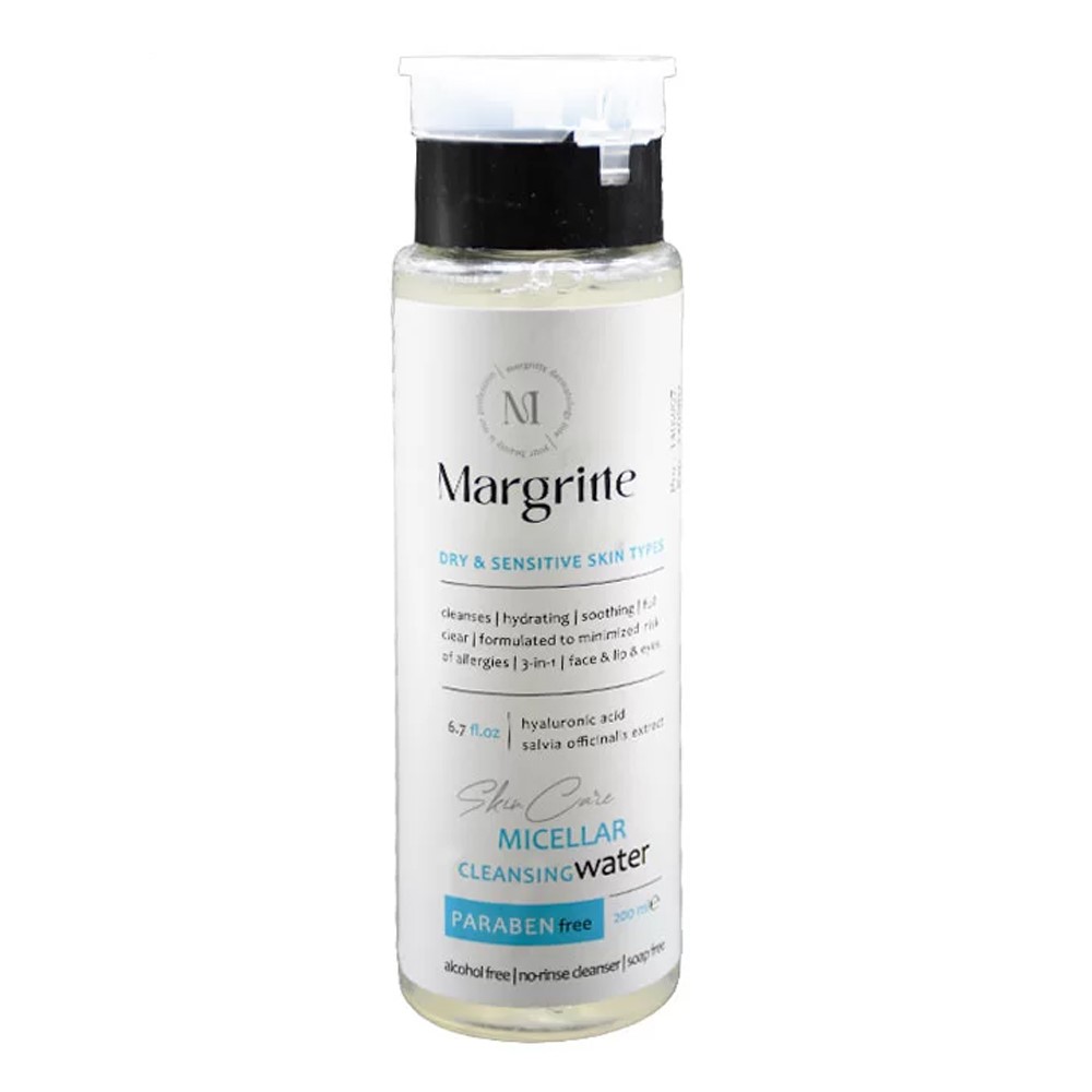 میسلار واتر 3 در 1 پوست خشک و حساس مارگریت Margritte Micellar Cleansing Water for Dry & Sensitive Skin