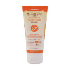 فلوئید ضد آفتاب فاقد چربی SPF50 سان سیف SUN SAFE ACNE SPF50 SUNBLOCK FLUID