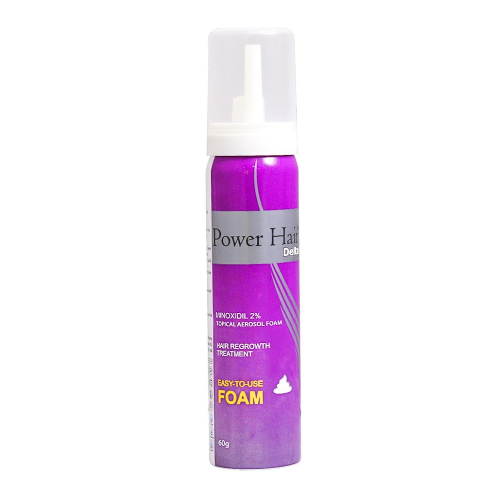 ماینوکسیدیل 2 درصد پاورهر دلتا دارو DELTADAROU POWER HAIR 2% MINOXIDIL FOAM