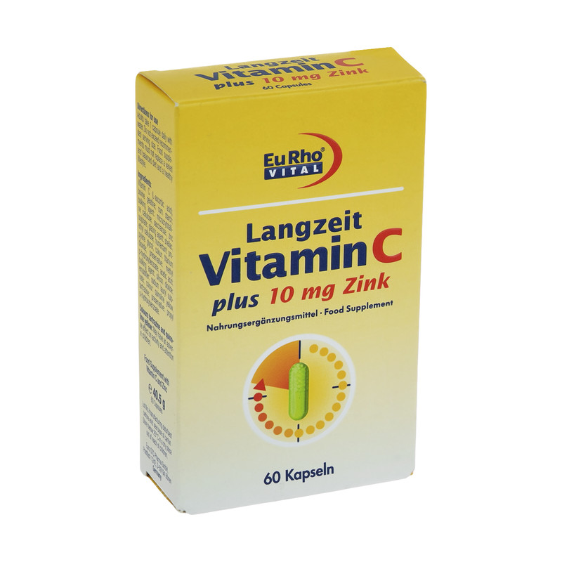 ویتامین سی و زینک 10 میلی گرم یوروویتال VITAMIN C PLUS 10 MG ZINC