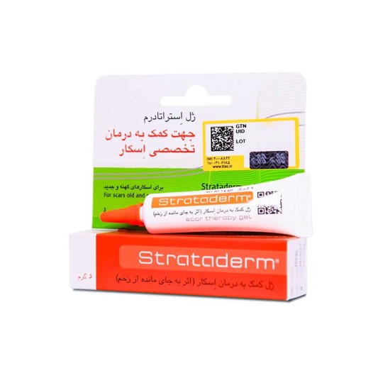 استراتادرم استرات فارما ژل تخصصی درمان انواع اسکار 5 گرمی STRATPHARMA STRATADERM PROFESSIONAL SCAR THERAPY