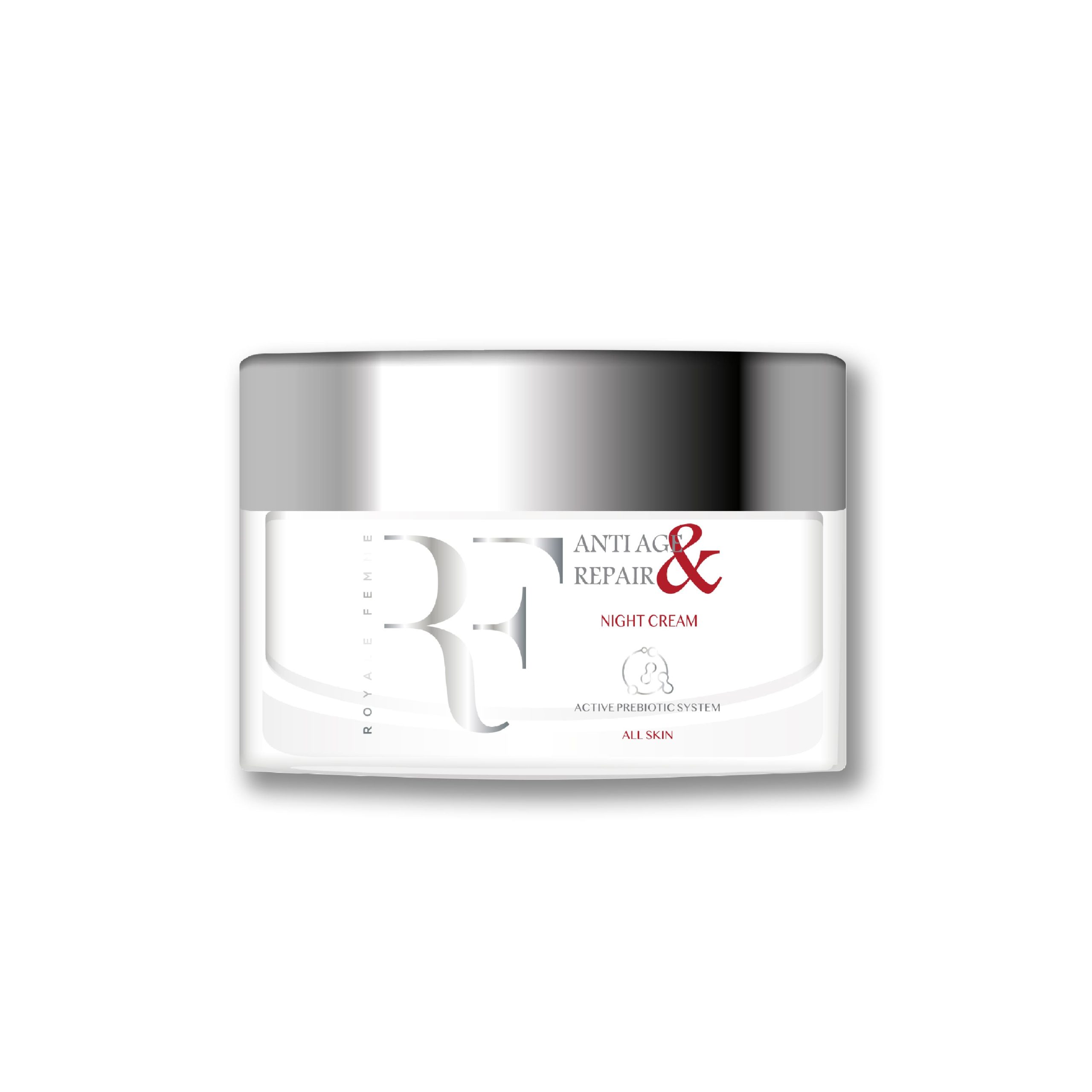 کرم شب ضد چروک و بازسازی کننده صورت آر اف انواع پوست RF Anti age and Repair night cream