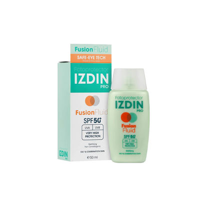 ضد آفتاب فیوژن فلوئید ایزدین FUSION FLUID SPF50 IZDIN