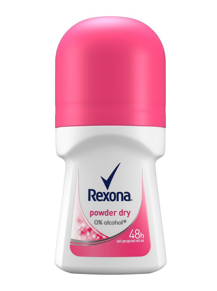 Rexona Powder Dry Roll On for Women رولان ضد تعریق لطافت بخش زنانه رکسونا