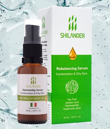 سرم متعادل کننده پوست چرب و مختلط شیلاندر  SHILANDER Rebalancing Serum For Combination And Oily Skin