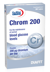 کروم 200 میکروگرم یوروویتال  Chrom 200 mcg