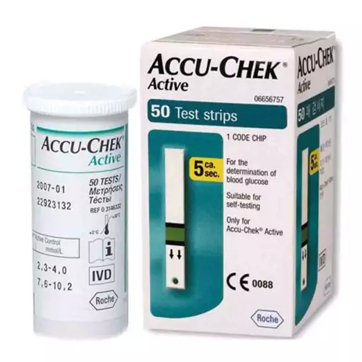 نوار تست قند خون اکتیو Accu chek Active