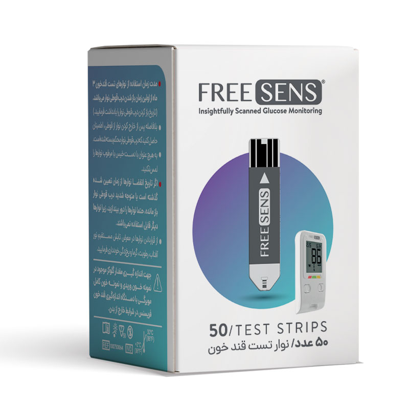 نوار تست قند خون فری سنس Free Sens