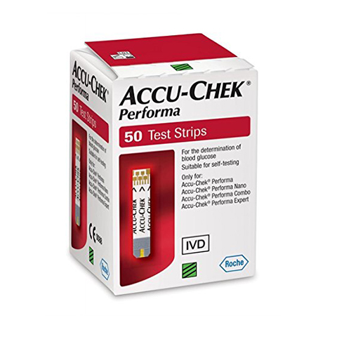 نوار تست قند خون اکیو چک مدل پرفورما ACCU_CHEK Performa