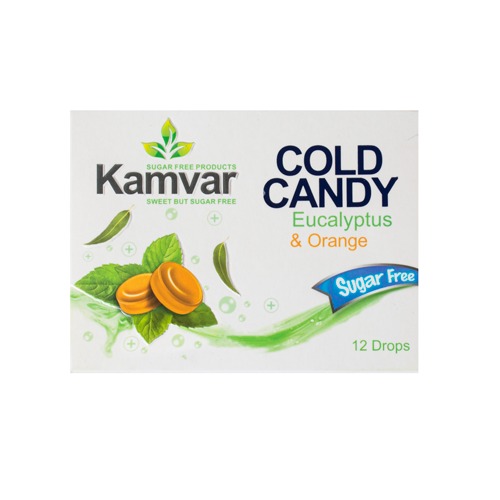 آبنبات بدون قند و کم کالری کامور Kamvar Sugar Free Cold Candy