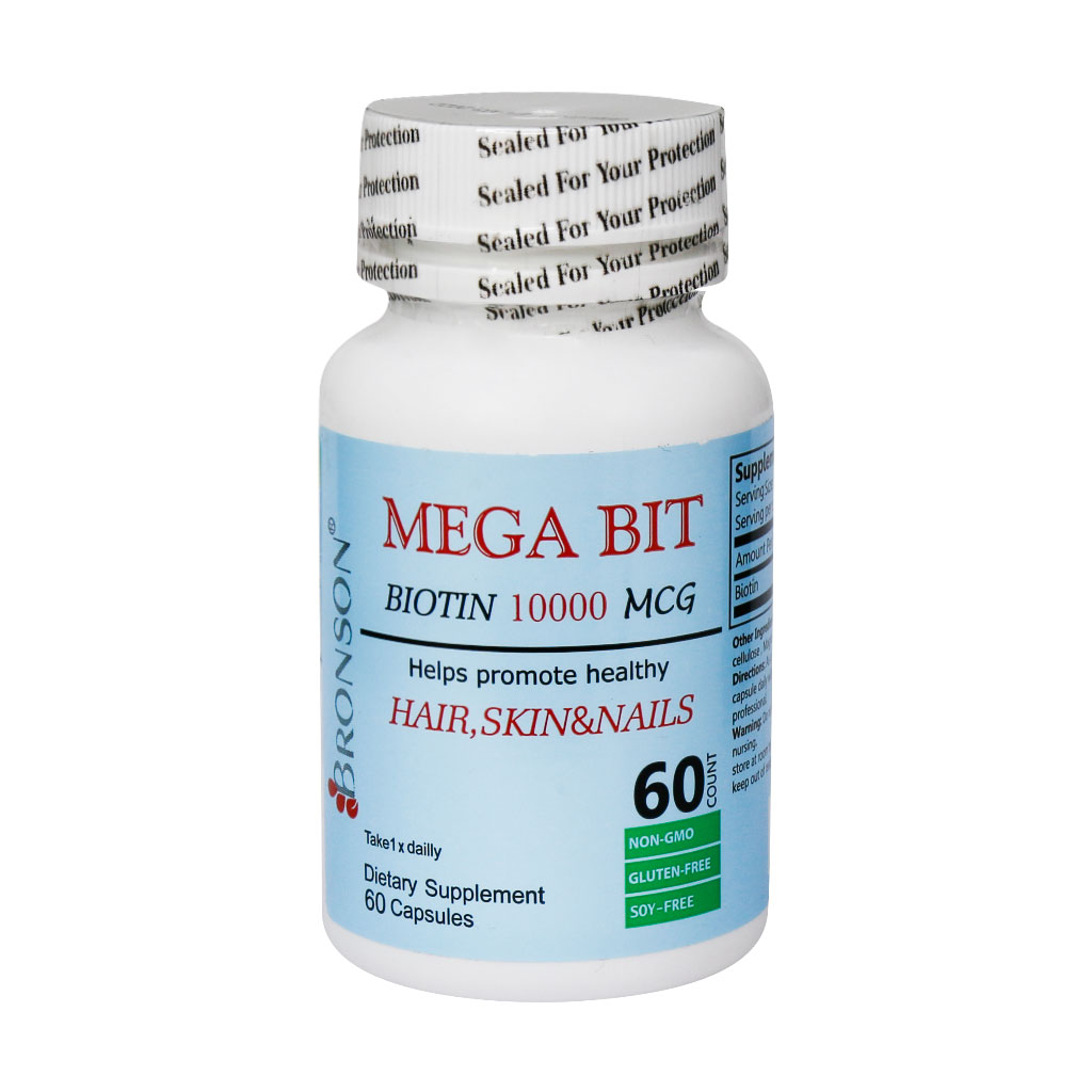 مگابیت بیوتین 10000 میکروگرم Mega Bit Biotin