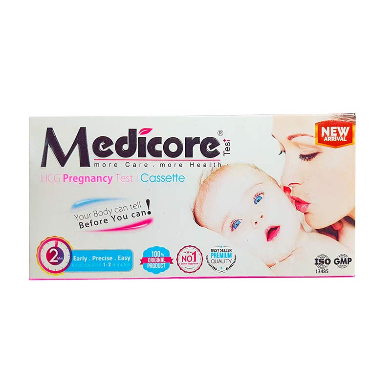 تست بارداری مدیکور Medicore Pregnancy Cassette Test