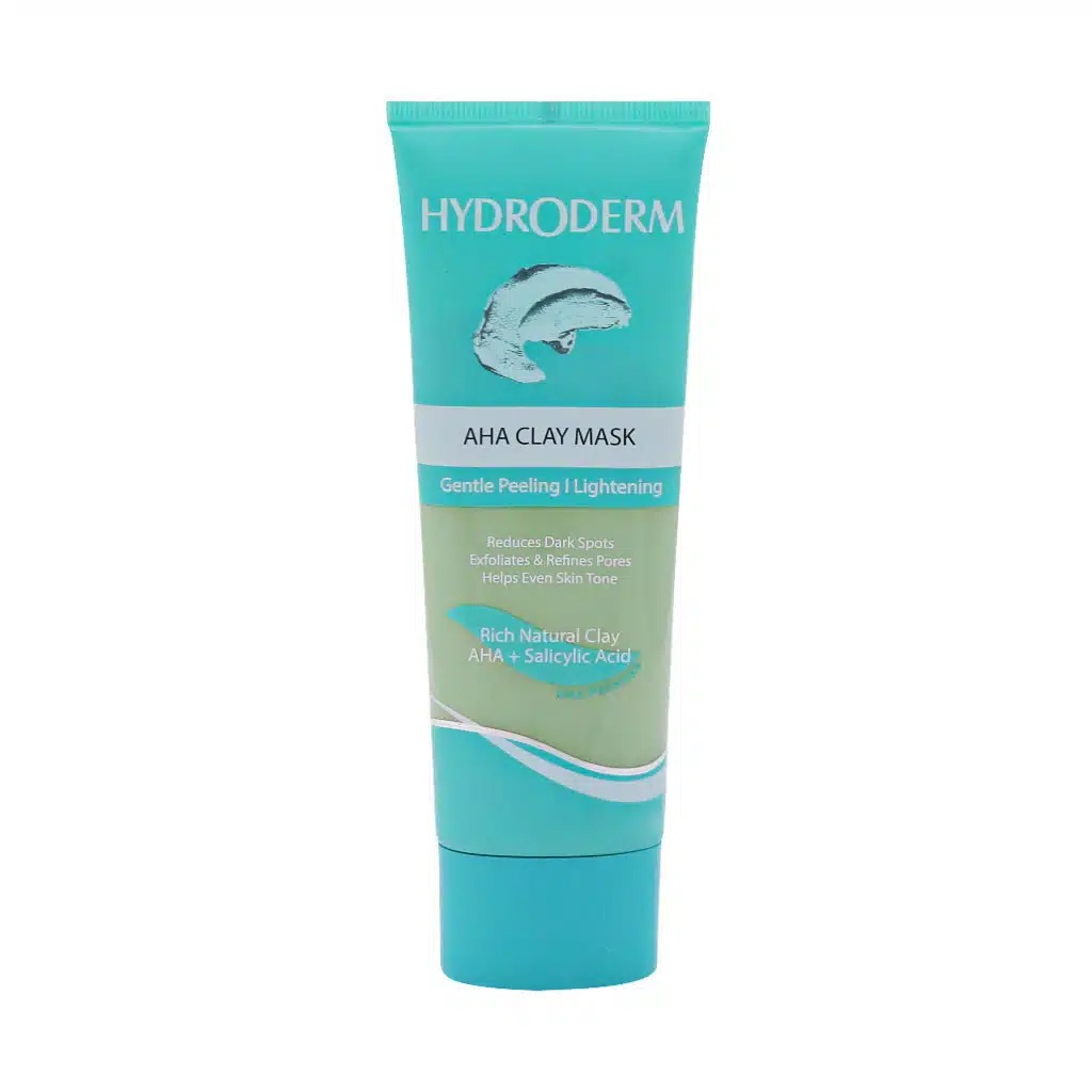 ماسک رسی لایه بردار ملایم و روشن کننده پوست هیدرودرم Hydroderm Aha Clay Mask