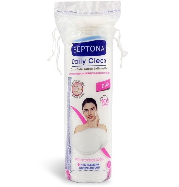 پد آرایشی دو طرفه سپتونا Septona Lady Care Daily Clean Pad Pack