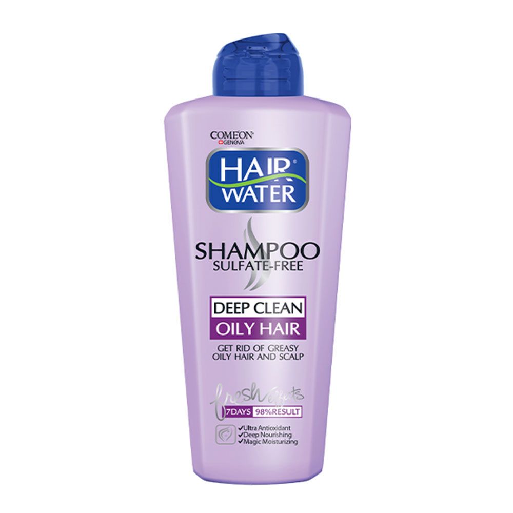 شامپو هیر واتر بدون سولفات مناسب موهای چرب کامان Comeon Hair Water Deep Clean Shampoo For Oily Hair