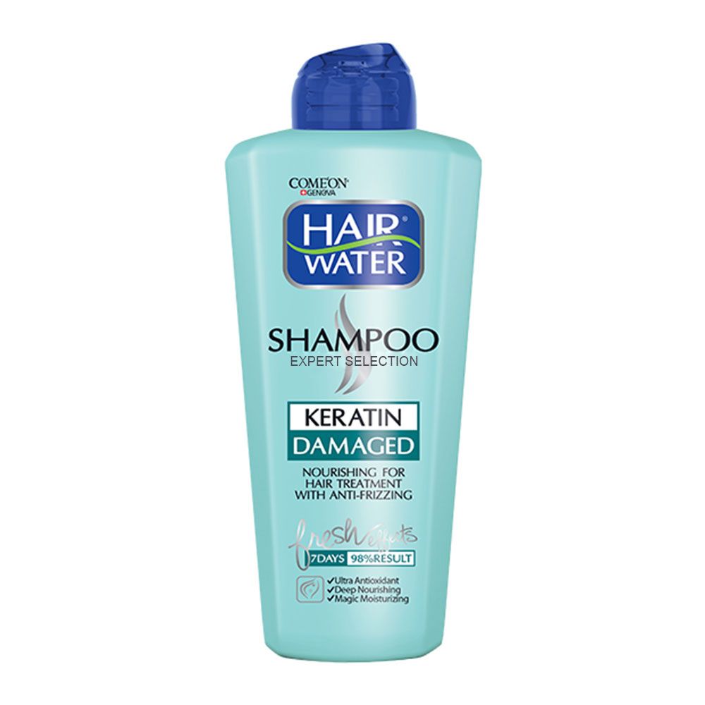 شامپو هیر واتر بدون سولفات کراتینه کامان Comeon Hair Water Keratin Shampoo