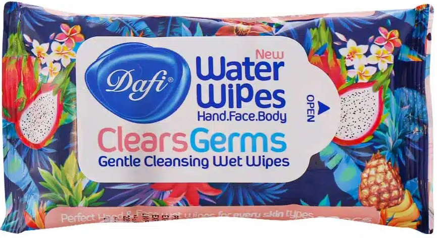 دستمال مرطوب پاک کننده دست و صورت دافی Dafi Hand And Face Wet Wipes