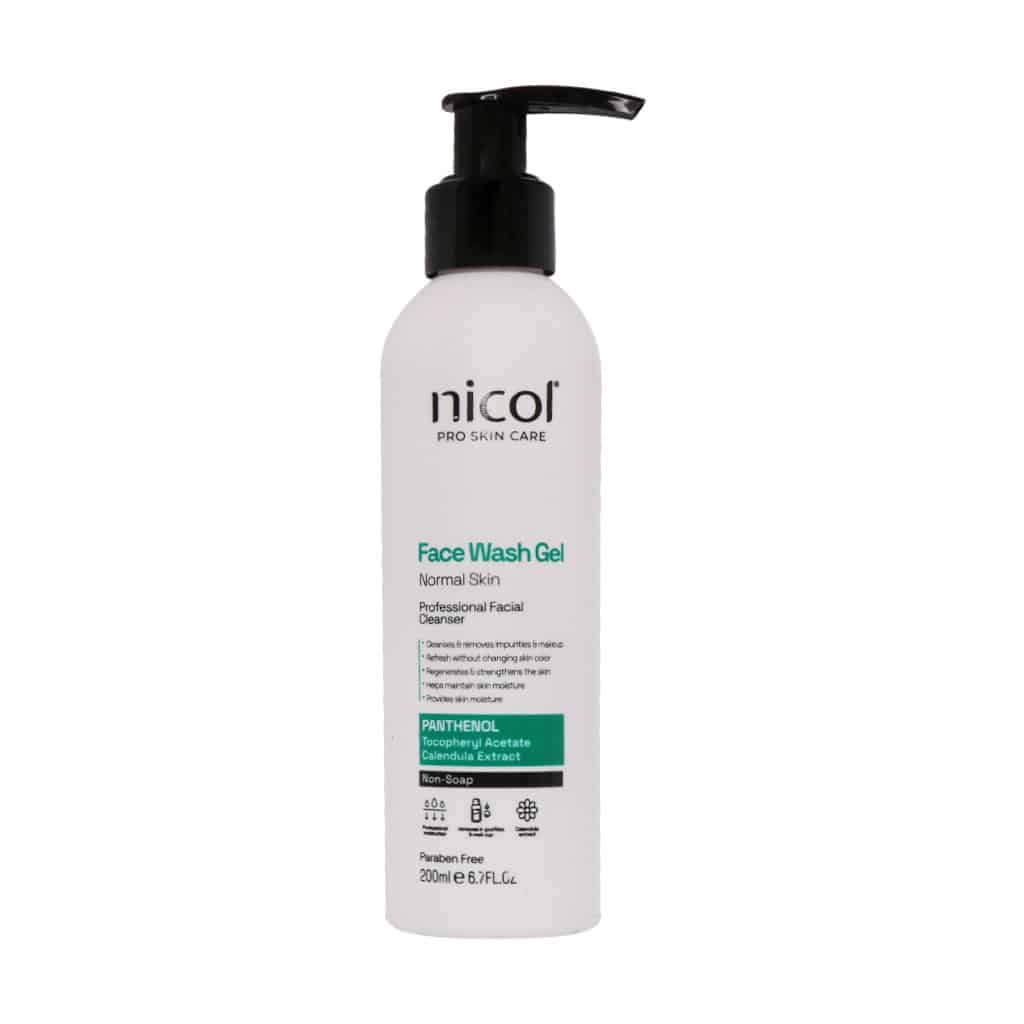 ژل شستشو صورت پوست معمولی نیکول Nicol Face Wash Gel For Normal Skin