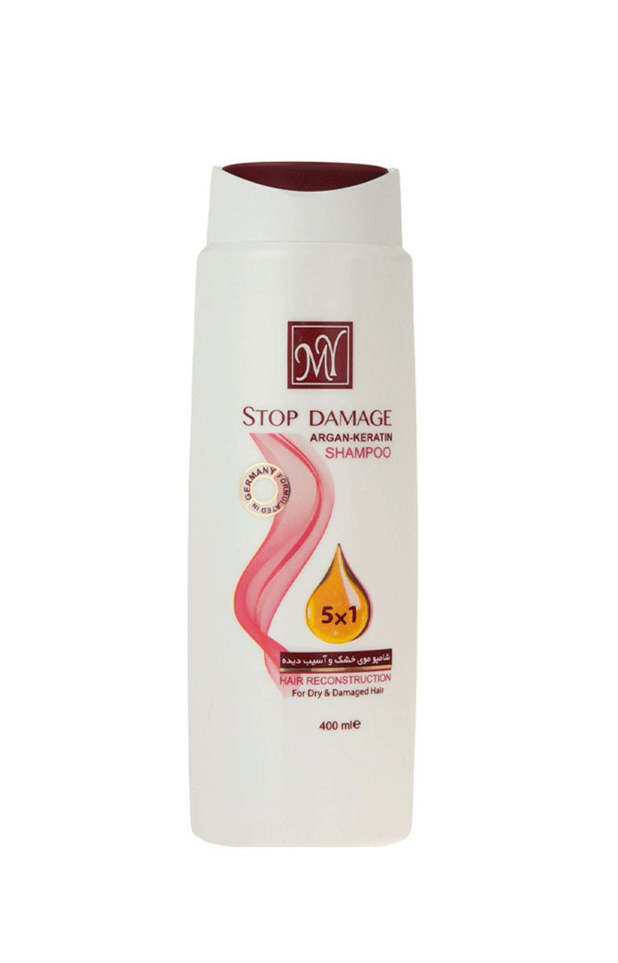 شامپو موی خشک استاپ دمیج 5 در 1 مای Stop Damage Shampoo For Dry Hair 5 In 1
