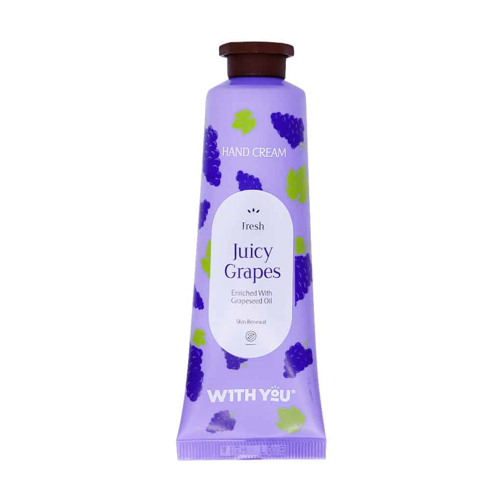کرم نوسازی دست ویت یو WITH YOU Fresh Juicy Grapes Hand Cream