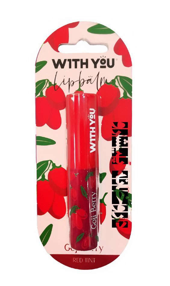 بالم لب نرم کننده با رایحه گوجی بری ویت یو With You Goji Berry Lip Balm