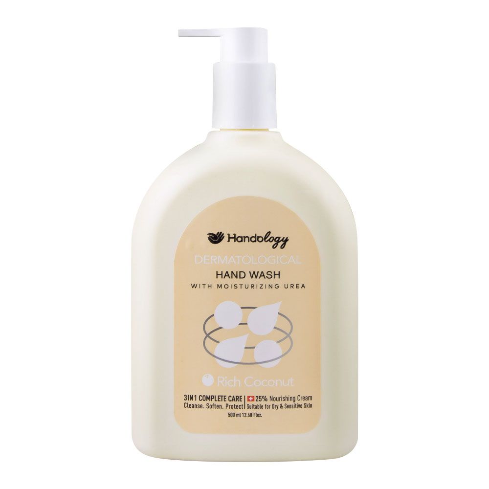 مایع دستشویی کرمی ریچ کوکونات هندولوژی Rich Coconut Creamy Hand Wash HANDOLOGY