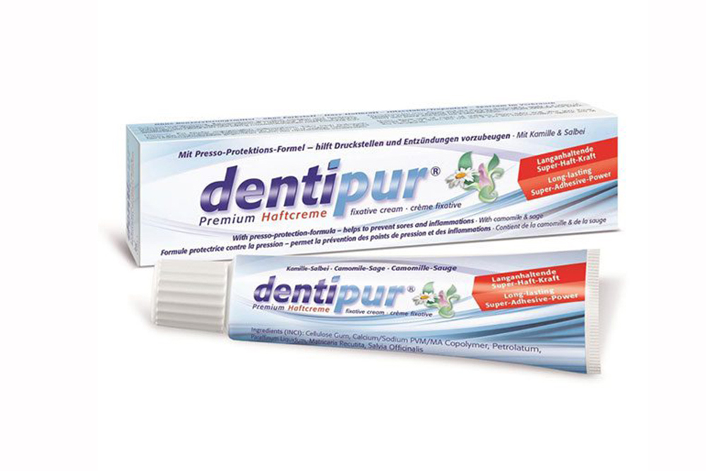 چسب دندان مصنوعی دنتی پور Dentipur Denture Fixative Cream