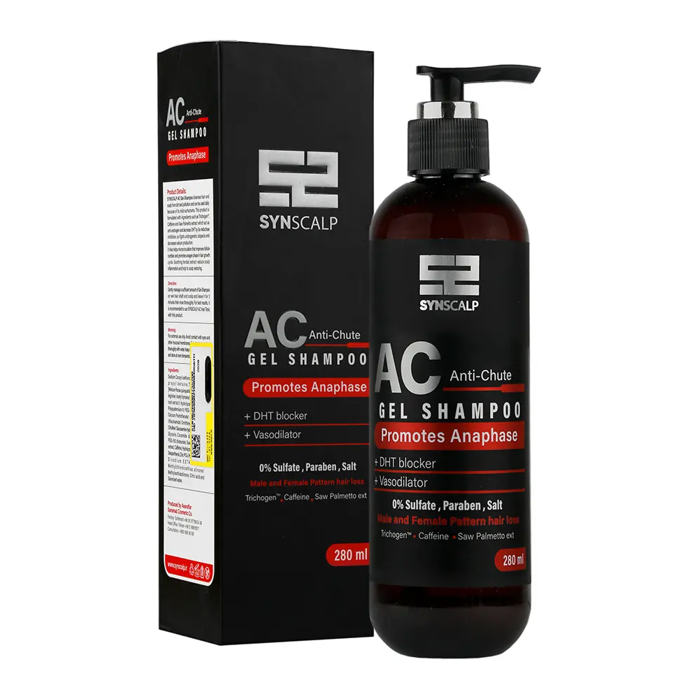 ژل شامپو تقویت کننده مو ساین اسکین Synscalp Promotes Anaphase Gel Shampoo