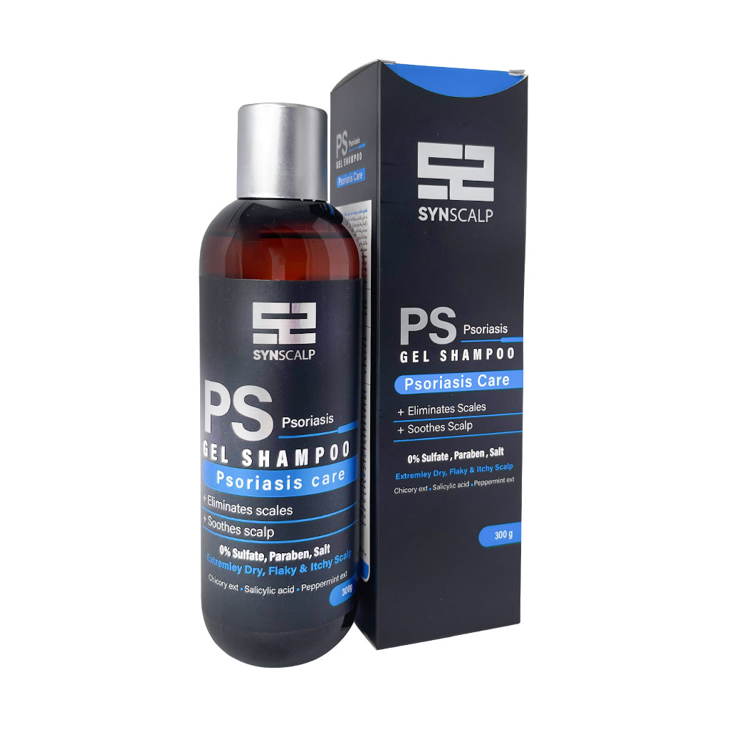 ژل شامپو پوست سر خیلی خشک ساین اسکین Synscalp Psoriasis Care Gel Shampoo