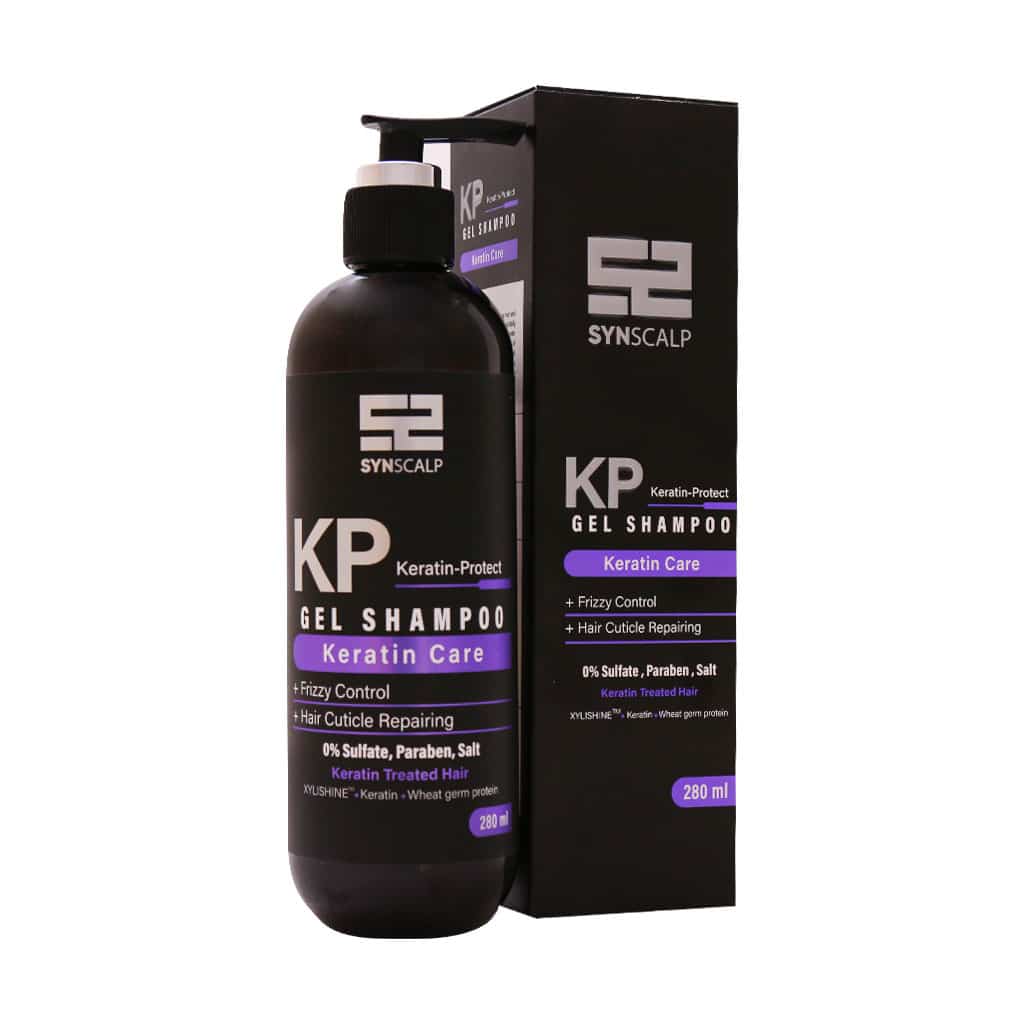 ژل شامپو موهای کراتینه KP ساین اسکین Syn Skin Gel Shampoo Keratin Care