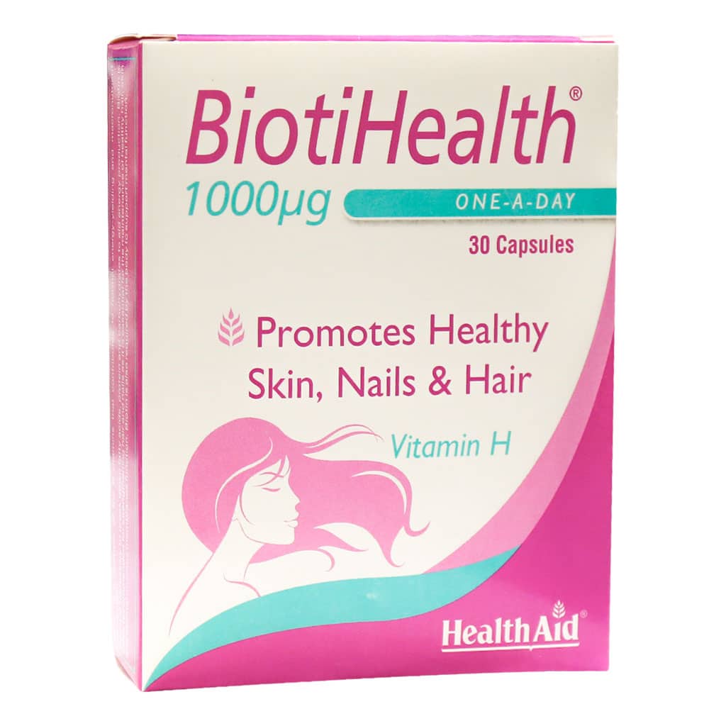 کپسول بیوتی هلث 1000 میکروگرم هلث اید Health Aid BiotiHealth
